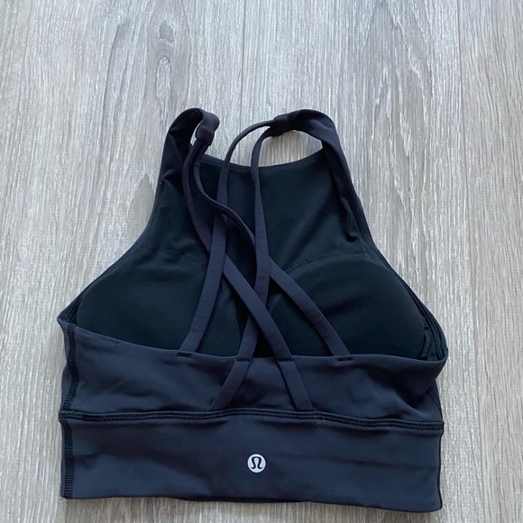 LULULEMON ENERGY HIGH-NECK LONGLINE TOUGH BRA *MEDIUM SUPPORT, B–D CUPS - Picture 2 of 2